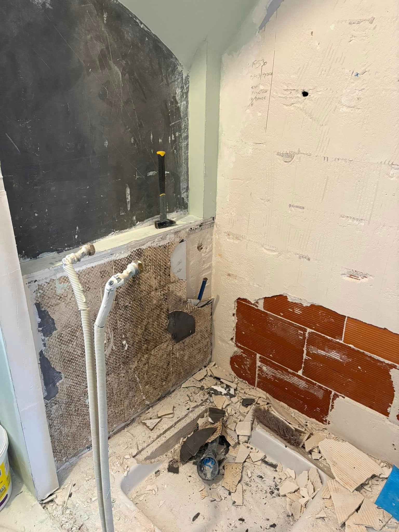 Salle de bain avant rénovation