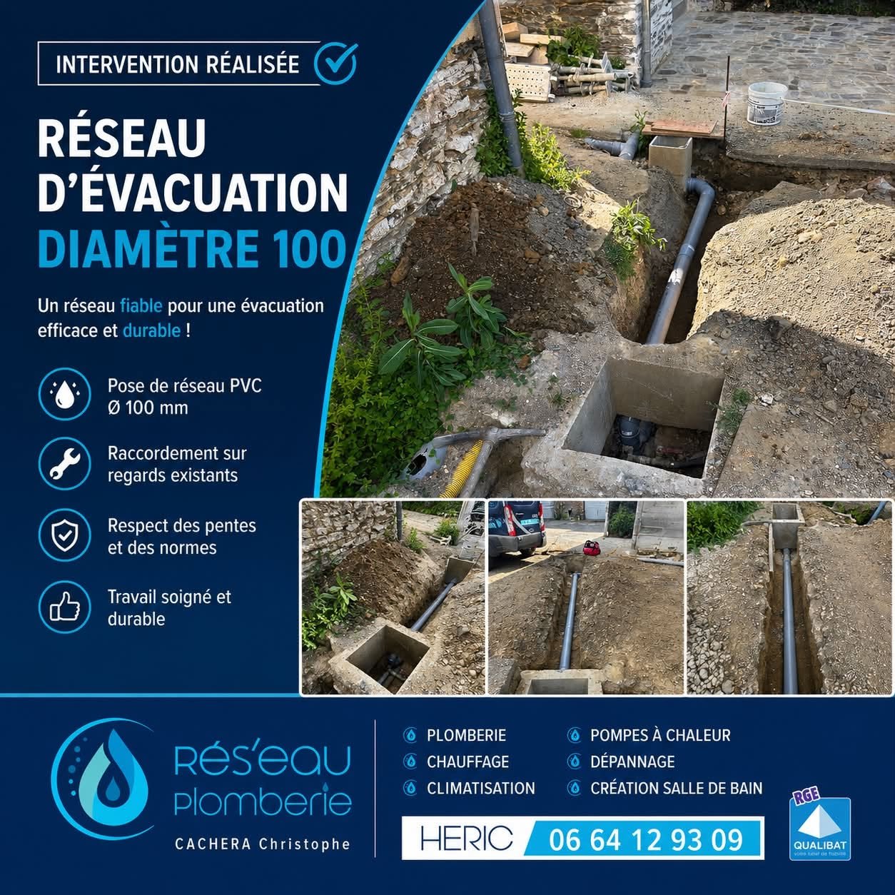 Création d’un réseau d’évacuation